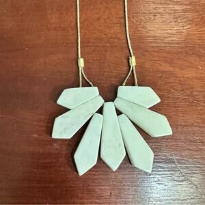 Mata Traders POINT REYES Necklace NWT Gold tone White Westwern Boho Casual